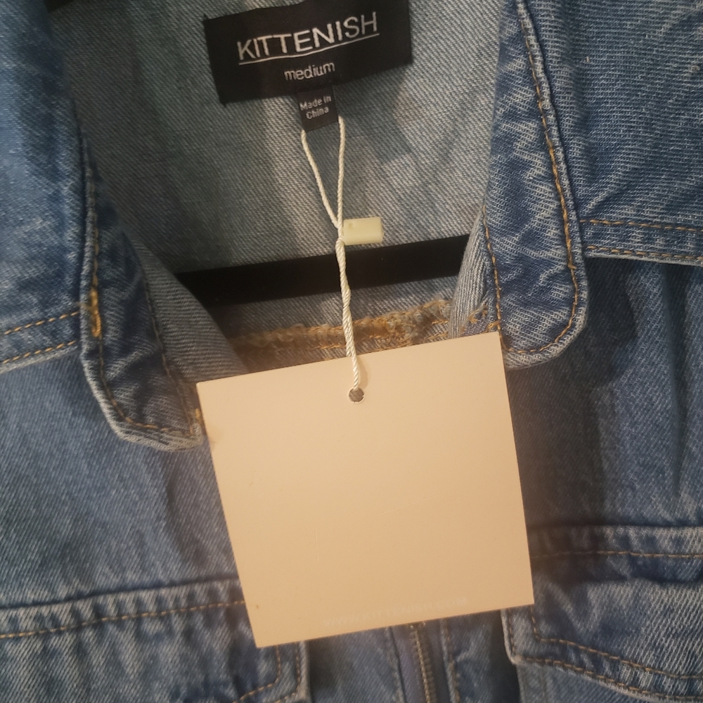 Kittenish Maddie denim jumpsuit